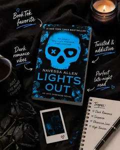 Lights Out by Navessa Allen Paperback/Hardcover – Into Darkness Book 1, Dark Romance Novel, BookTok Romcom Read