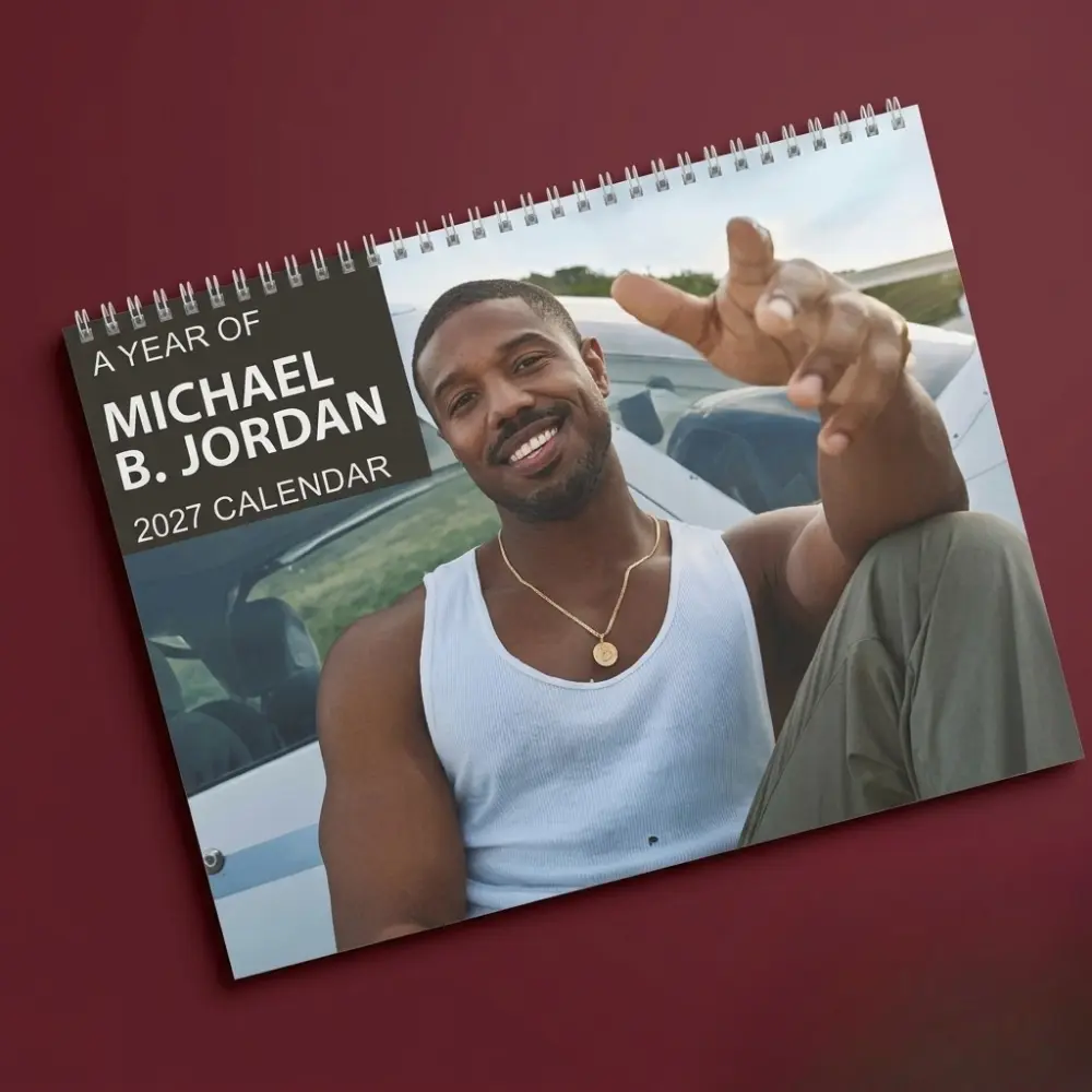New Michael B Jordan 2027 Calendar, Gift For Fans, Michael B Jordan