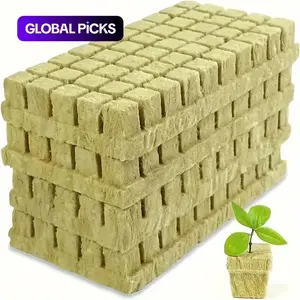 100/200/300 Pieces Rockwool/serpentine Starter Cubes, for Cuttings, Plant Propagation, Seed Starting, Plant Germination Equipment