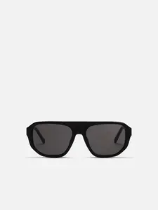 PERRE in Black Acetate Grey Sunglasses