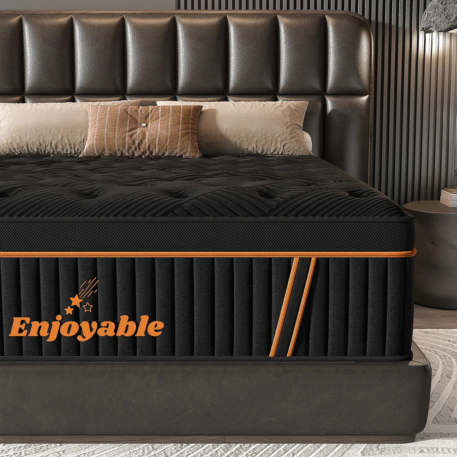 14" Twin Full Queen King Size Mattress in a Box Hybrid Pocket Spring Gel Memory Foam Medium Firm
