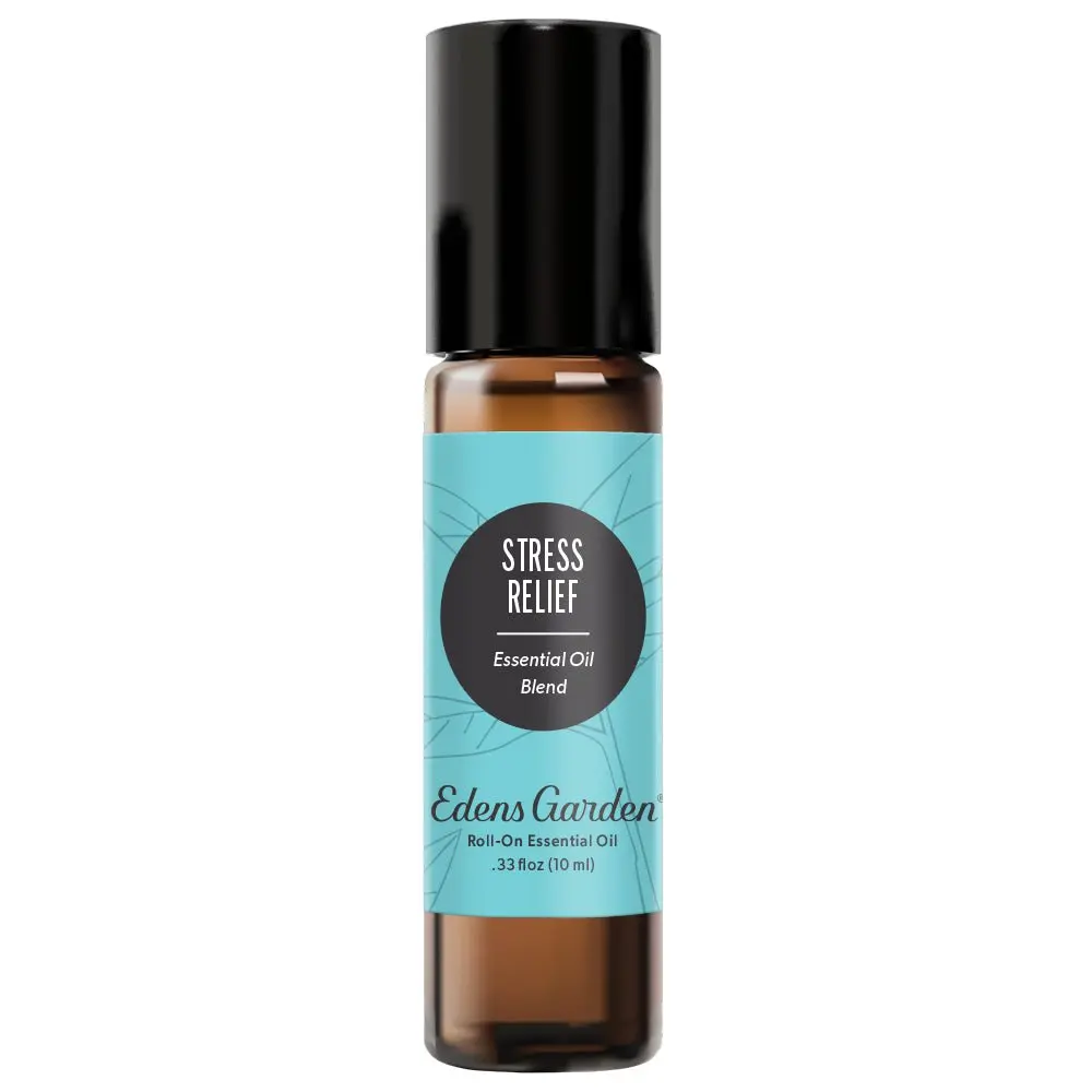 Stress Relief Essential Oil Roll-On- For Calming, Reducing Anxiety & Relaxation