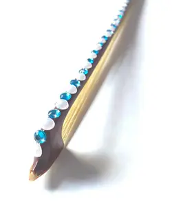 Rozanna's Blue Bling Violin Bow