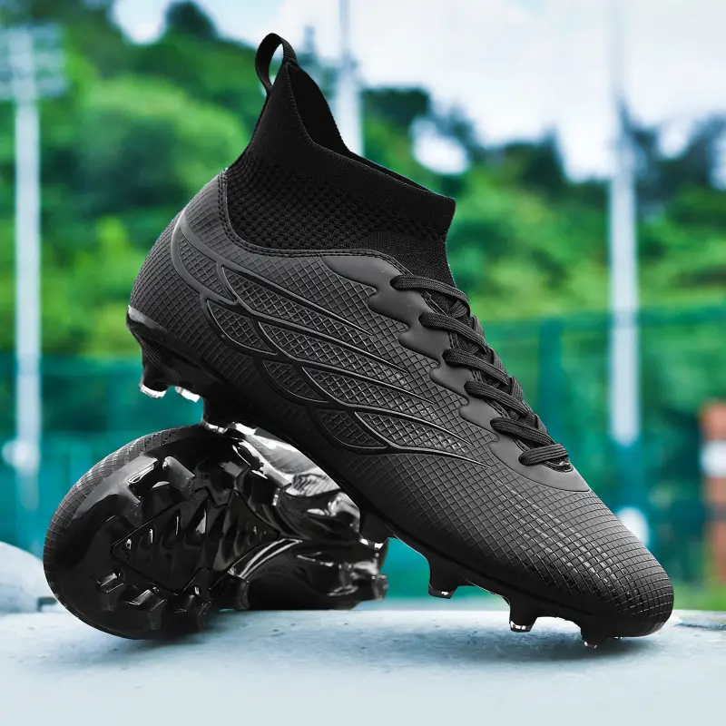 Men'S Professional Soccer Cleats, High-Top Breathable AG Spikes, Non-Slip TPU Sole, All-Season Outdoor Men'S Professional Soccer Cleats, High-Top Breathable AG Spikes, Non-Slip TPU Sole, All-Season Outdoor
