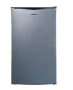 3.3 Cu Ft Compact Refrigerator, Stainless Steel Look One Door Mini Fridge, Energy Star for Apartment, Dorm, Office, Bedroom