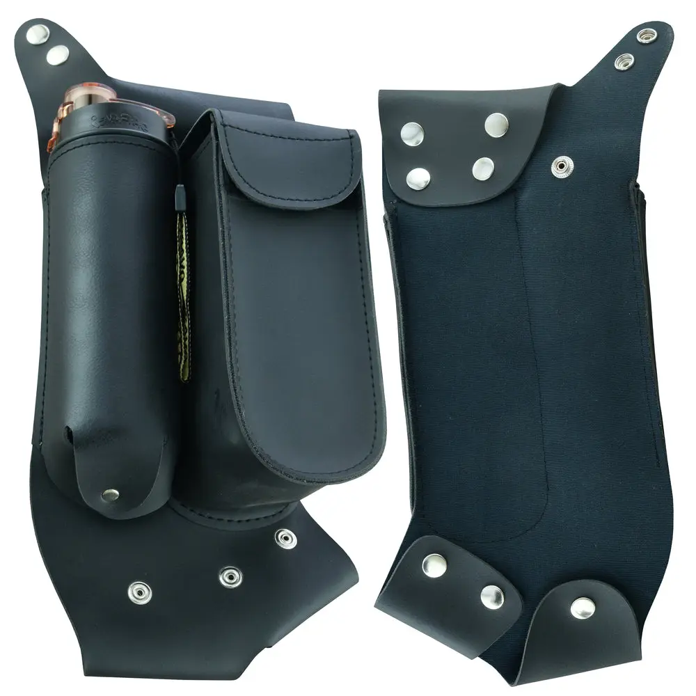 EdgeRide - Leather Motorcycle Crash Bar Bag (Right Side)