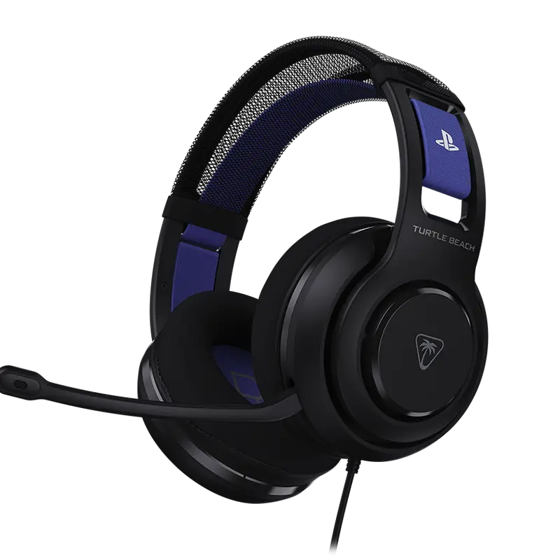 Turtle Beach Atlas 200 Wired Over-Ear Gaming Headset - 3.5mm Jack, 50mm Nanoclear Drivers, Adjustable Floating Headband, Memory Foam Cushions, Flip-Mic, All Day Long Fatigue-Free Fit, Compatible with PS/PC/Mobile