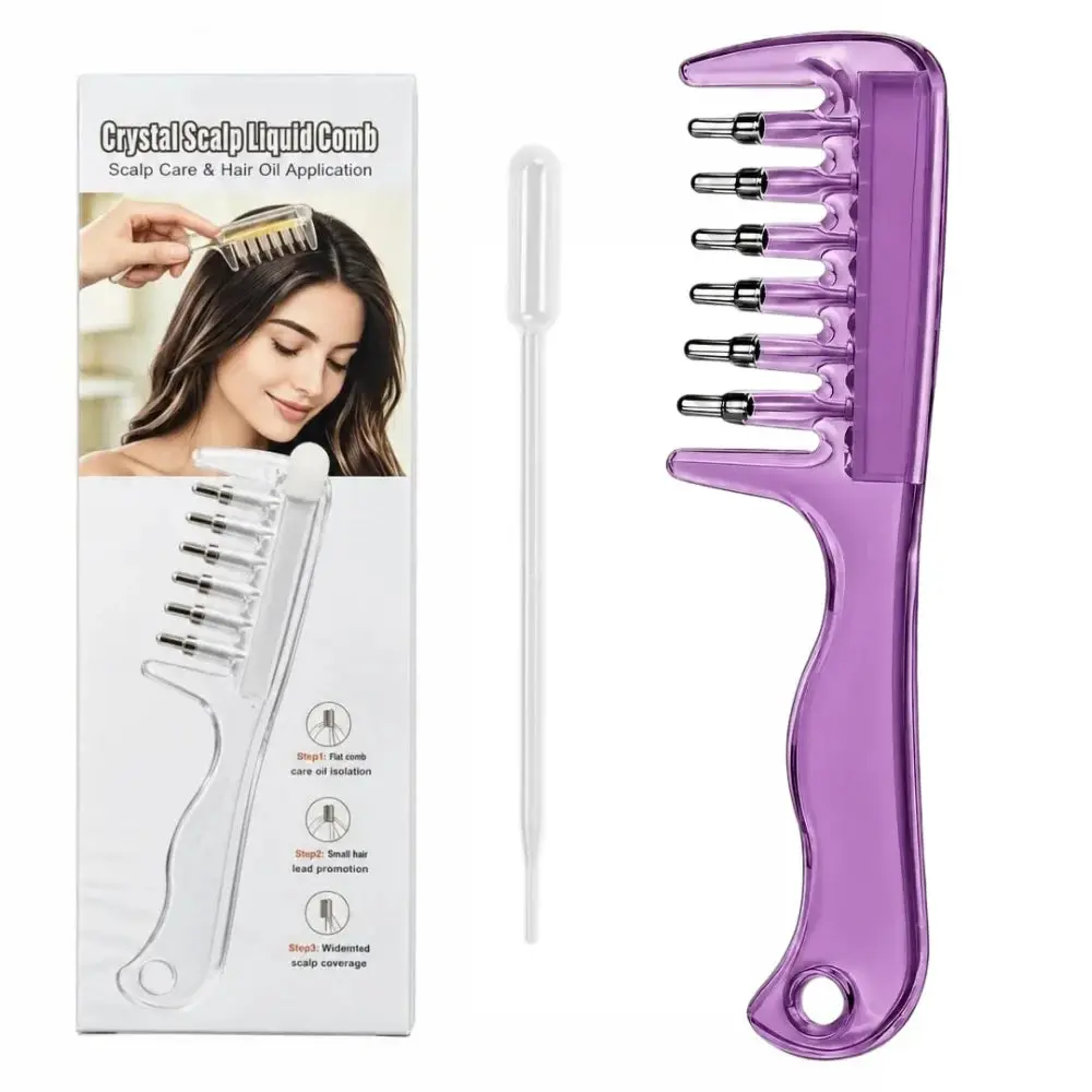 Scalp Massager Liquid Applicator Comb