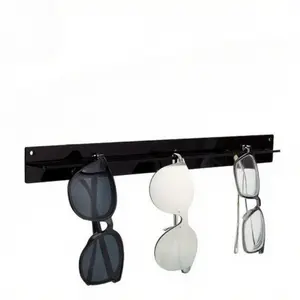1pc Eyeglasses Holder Wall Mounted Sunglasses Organizer Storage Eyewear Display Hanger Rack Jewelry Shelf for Supermarket Versatile Organizer