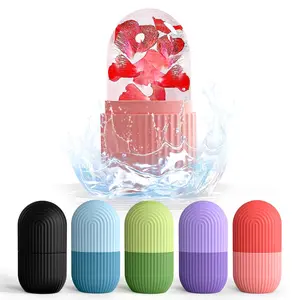 Ice Roller For Face, Fresh up Ice Cube Roller Massager For Face, Reduce puffiness and dark circles, Minimize pores and improve Skin texture. Facial Cleansing Pads Eye Lift Wand.