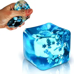 Snowflake-shaped Relax Toy, Snowflake Ice Cube Squeeze Toy, Sky Blue Squeeze Relaxation Toy, Slow-rebound Three-dimensional Maltose Toy with a Soft and Comfortable Touch - Perfect for Use at Work, During Study, or for Relaxation. It's an Excellent