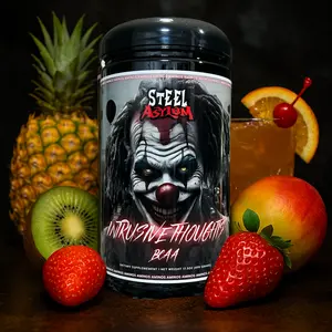 Steel Asylum "Intrusive Thoughts" BCAAs MAI TAI - 8g Fermented Vegan BCAAs 2:1:1 Ratio 5g Glutamine 1g Coconut Water Powder 1500mg Vitamin C