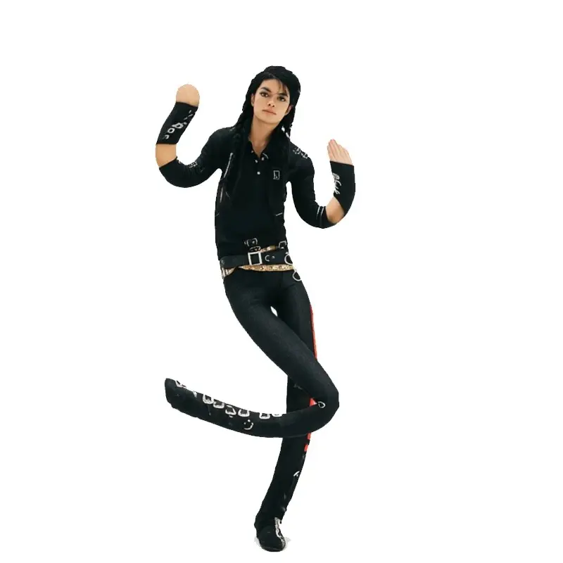 Anime Michael Jackson Cosplay Prop Doll Plush Stuffed Figure Dolls Room Decoration Abstract Joint Mobility Props Gift