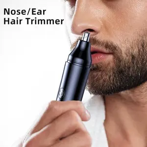 Mini Nose Ear Hair Trimmer for Men & Women | USB Rechargeable Painless Eyebrow & Facial Hair Grooming Tool, Travel-Friendly