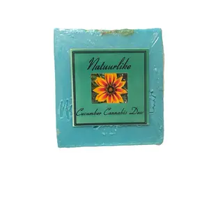Natuurlike Cucumber Cannabis Dew Soap Bar for Overall Nourishment Including Balancing Skin Barrier Natural Glow Soothing Inflammation Body Care Body Wash Sensitive Cleansing Cleanser