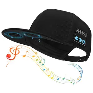 Wireless Bluetooth-compatible Sports Baseball Cap Headphones, Outdoor Running Cycling Multifunctional Music Hat, Breathable Comfort Adjustable Smart Music Hat, Adjustable Snapback Hat
