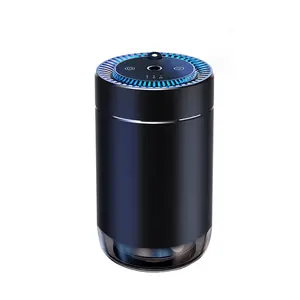 Boujee Car Accessories for Girls!  Smart Starry Ambient Light Air Freshener | AI Auto On/Off Ultrasonic Essential Oil Diffuser | Nano Mist Odor Eliminator | Rechargeable Luxury Car Perfume Safe for Baby | Aesthetic Auto Interior Gift Set