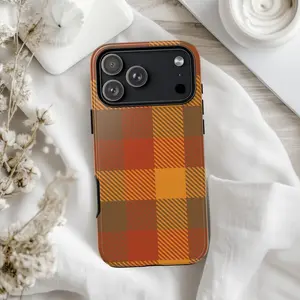 Autumn Plaid Phone Case iPhone, Samsung & Google Pixel