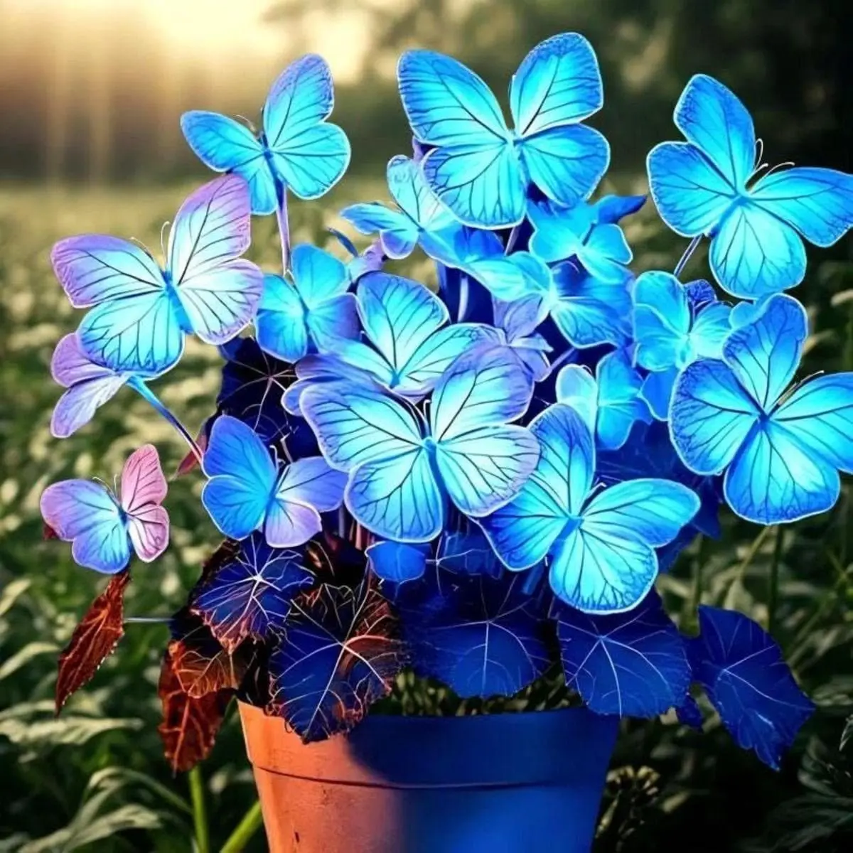 その他 P. Butterfly 1000+ Rare Butterfly Hosta Seeds – Unique Garden Flowers for