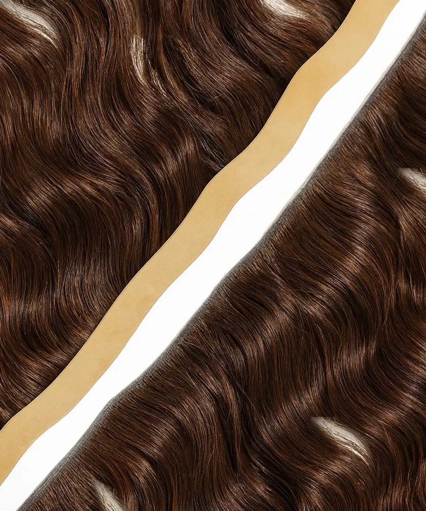Curly Seamless Tape-In Weft Curly Seamless Tape-In Weft