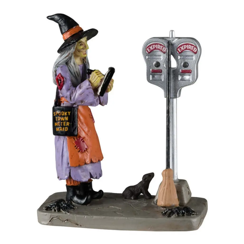 Lemax - Spooky Town - Illegal Broom Parking