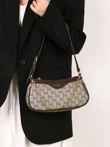 New Unique Design Shoulder Bag, Floral Round Tube High-End Versatile Crossbody Bag, Colorblock Commuter Phone Bag, Floral Embossed Satchel, All Seasons, Chic Crossbody Purse