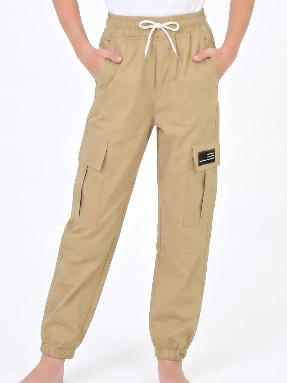 Girls Cargo Pants Kids Cargo Hiking Pants | Olive Green Waterproof Outdoor Trousers with Pockets | Girls Tactical Joggers Toddler Girl Elastic Waist Sweatpants | Casual Fashion Track Pants School Uniform Bottoms Kids Clothes