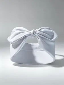 Boho Style Headbands with Bow Decor, Soft Elastic Hair Accessories, Yoga Running Sports Headbands, Sweat-Wicking, Daily Wear, Outdoor Activities