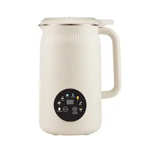 Soy Milk Maker Nut Milk Maker Blender, 1.2L Homemade Soy, Almond, Oat, Coconut, Plant Based and Non Dairy Beverages, Automatic Soybean Machine With Delay Start/Keep Warm/Boil Water, Cream