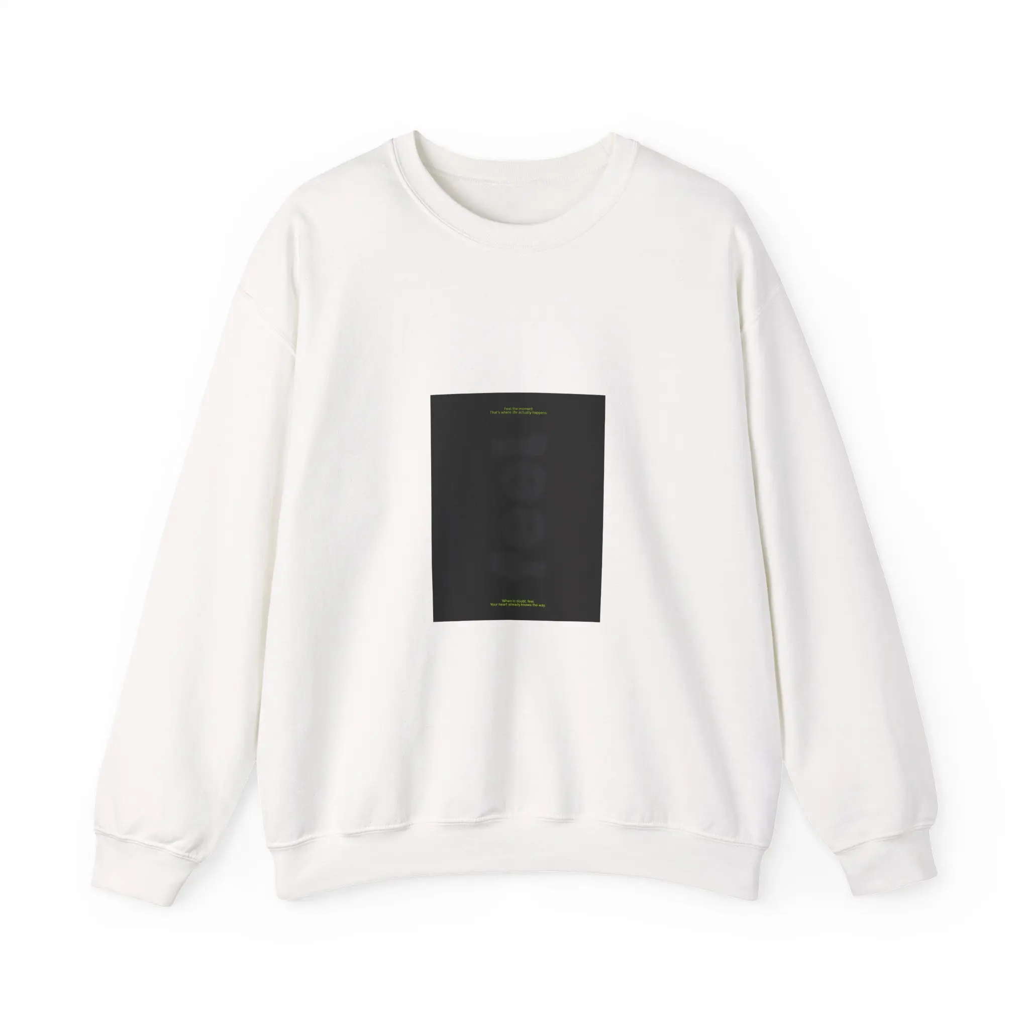 Minimal Black Square Graphic sweatshirt | Modern Abstract Crewneck