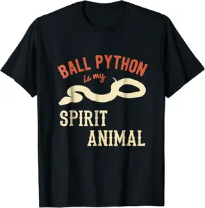 Ball Python Is My Spirit Animal Tee | Snake Reptile T-Shirt - Peterbauti Shop 29B07K4SFMSY