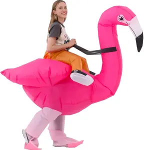 Flamingo Inflatable Costume Adult Flamingo Costume Blow up Costumes Costumes for Women Cosplay Halloween Costumes Inflatable