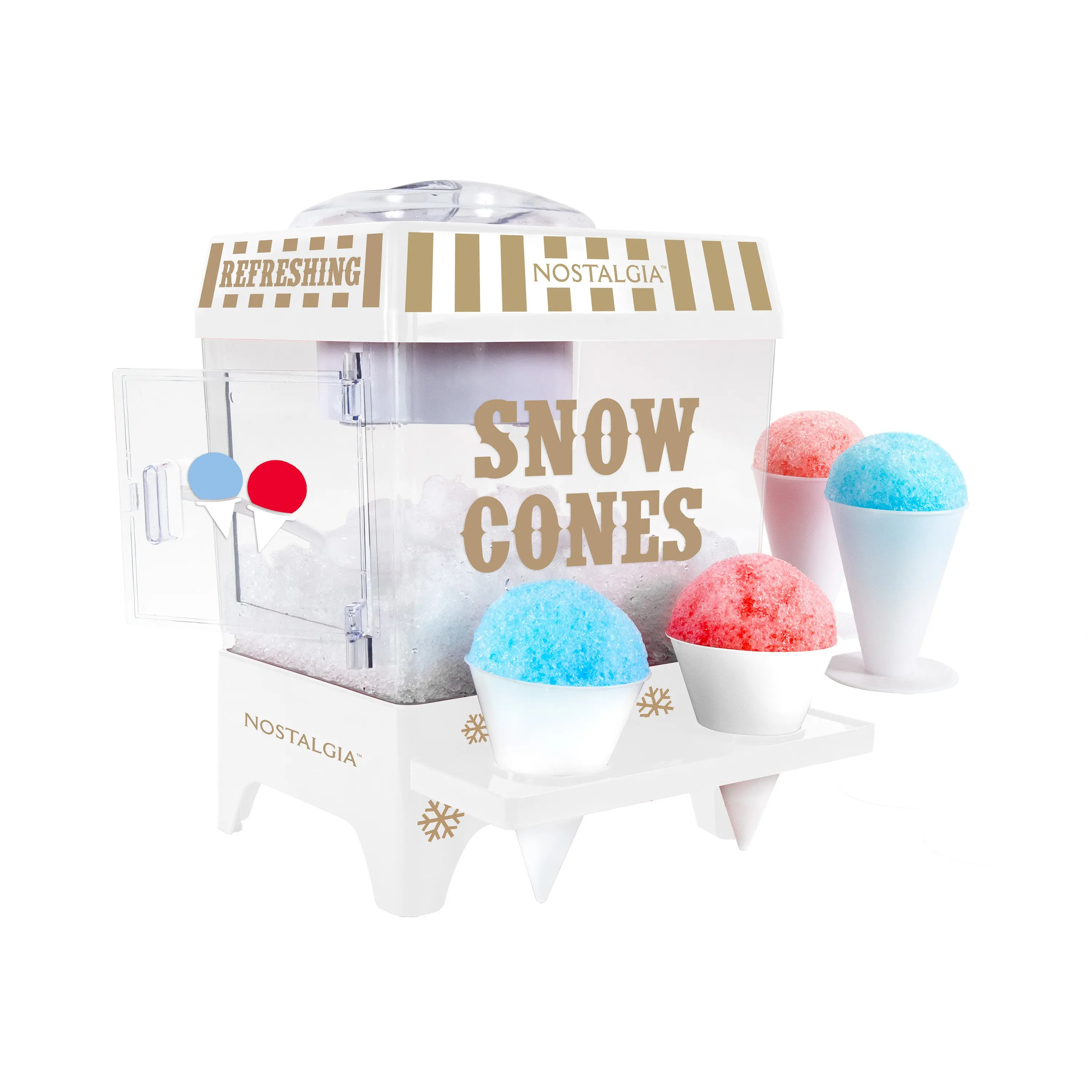 Vintage Snow Cone Maker, White