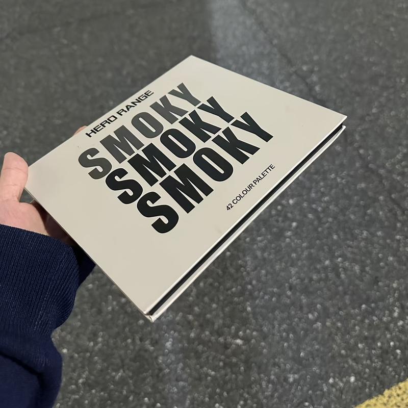 42-Color Smoky Eyeshadow Palette: Matte Shimmer&Glitter-24H Waterproof&Smudge-Proof Highly Pigmented with Natural Blurring Effect | Fine Powder No Fallout Perfect for Halloween Fall Festivities&Christmas Parties Party&Stage Must-Have Great Gift natural  ！