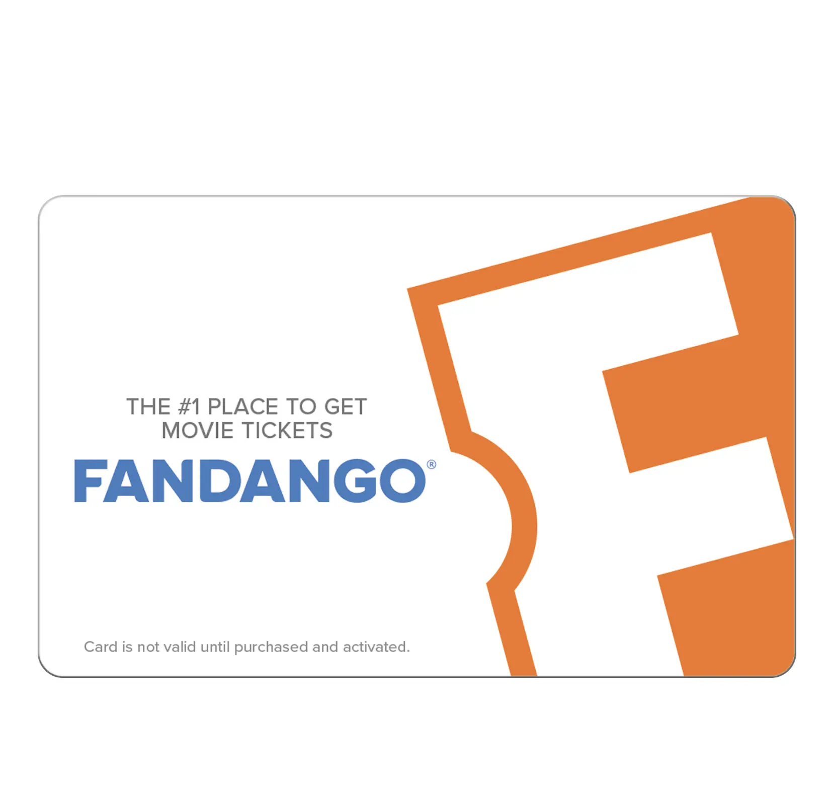 Fandango eGift Card - 19+4 Pin Redeem for Regal/AMC/Marcus Movie Tickets, Showtimes, and Theater Reservations