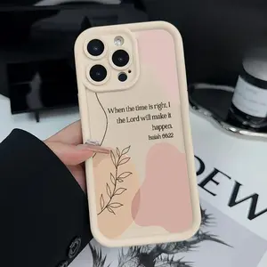 Isaiah Bible Verses Case,Phone Case Suitable for Iphone 11/12/13/14/15/16/17 Pro Promax Plus Air,Shockproof Full Camera Protection Durable slim Silicone Cover