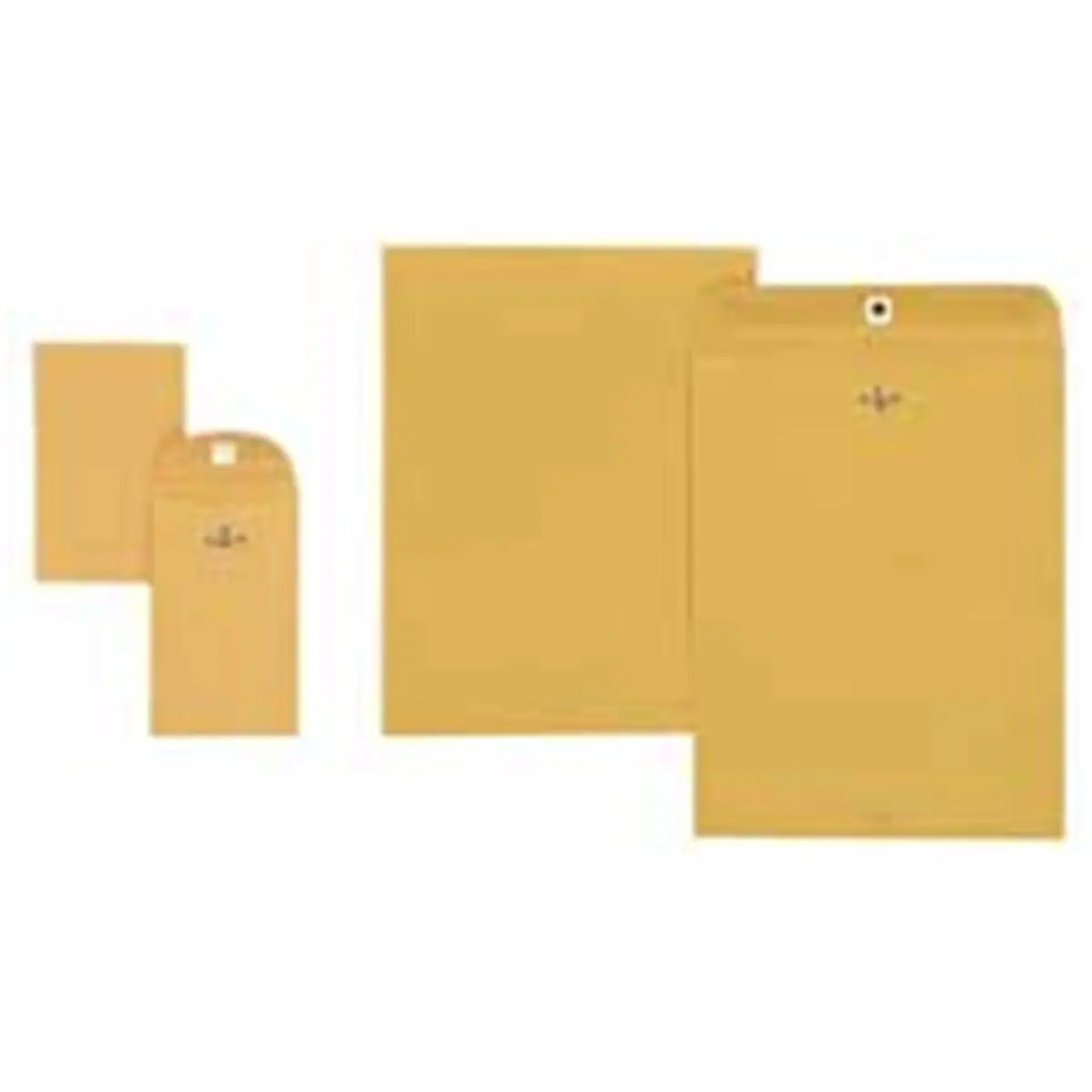 Quality Park Products Gummed Clasp Kraft Mailing Envelope - 28Lb - 9.25in x 14.50in, Office Postal Supplies for Computers & Office Equipment, Mailing Envelopes