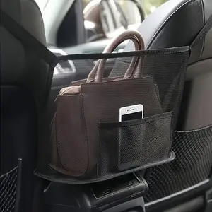 Car Seat Storage Bag, Car Seat Organizer, Durable Car Seat Storage Bag with Mesh Pocket, Universal Car Interior Accessories for Most Vehicles, Boujee Car Accessories