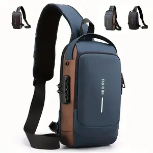 【Local Delivery】Maxoner Man Bag Single Shoulder Shoulder Shoulder Bag Multi-function Sports Slanting Chest Backpack Anti-theft Chest Bag Waterproof Durable Fabric