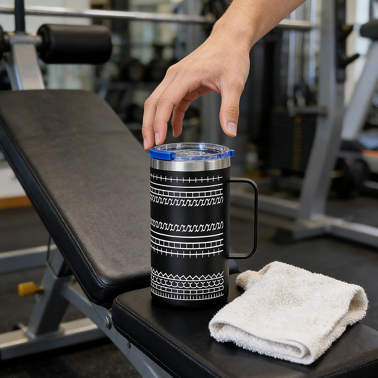 24 Oz Stainless Steel Hidden Message Funny Tumbler Cup with Handle Birthday Gifts for Women Men, Keep Cold, Hot & Ice, Flasks funny Tumbler Drinkware Tea Iced  , Sarcastic Design Coffee Cug for Coworkers & Work