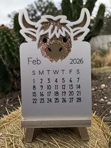 Highland Cow Calendar