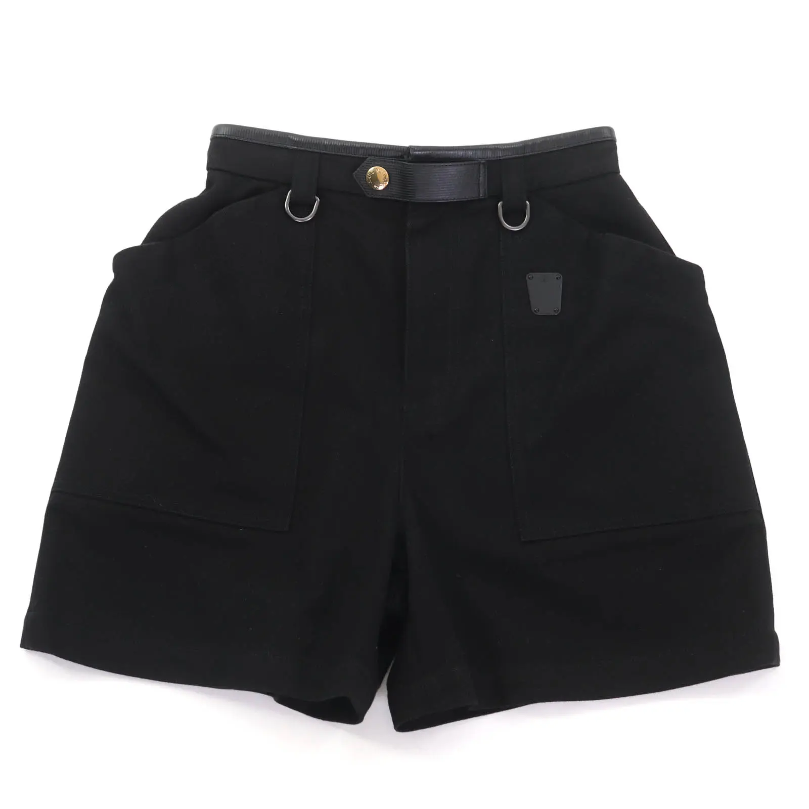 Pre-owned Louis Vuitton Lambskin Small Leather Goods Lamb leather Shorts