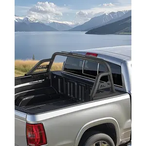 VEVOR Truck Bed Roll Bar, Universal Pickup Sport Adjustable Bar Chase Rack Compatible with Full-Size Truck, Carbon Steel Construction with Extension Light Bracket, No Rack IncludedSummervibes
