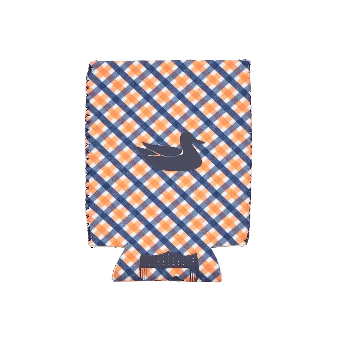 Gingham - Navy and Orange