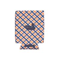 Gingham - Navy and Orange