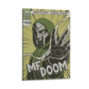 Madvillainy Madvillain Poster for Bedroom Aesthetic Canvas Wall Art Living Room Posters Painting Picture Print Modern Family Decor Artist Bathroom Poster