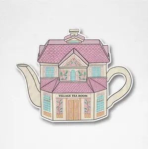 Spice Village Sticker - Village Tea Room | Stanley Cup Sticker | Water Bottle | Laptop | Decal | Lenox