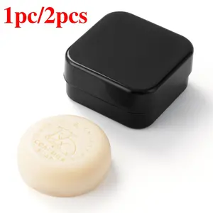 Plastic Soap Box with Lid, Travel Soap Container, Portable Soap Case, Sealed Travel Soap Dish, 1pc/2pcs, Ideal for On-The-Go Use