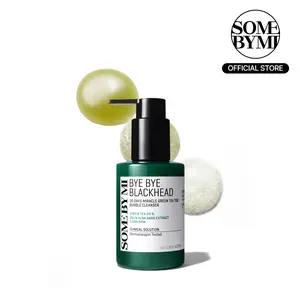 Bye Bye Blackhead 30 Days Miracle Green Tea Tox Bubble Cleanser – 4.23oz, 120g – Blackhead-Removing Pore Minimizer – Korean Skin Care