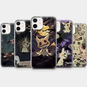 Mimikyu Phone Case Disguise Pokemon Compatible with iPhone 17, X, 11, 12, 13, 14, 15, 16 Series & Galaxy Series